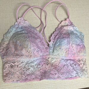PINK Victoria's Secret Pastel Lace Bralette